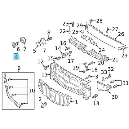 MAZDA MAZDA 6 16-18 Genuine Front Grille  Emblem G46L-51-730 OEM