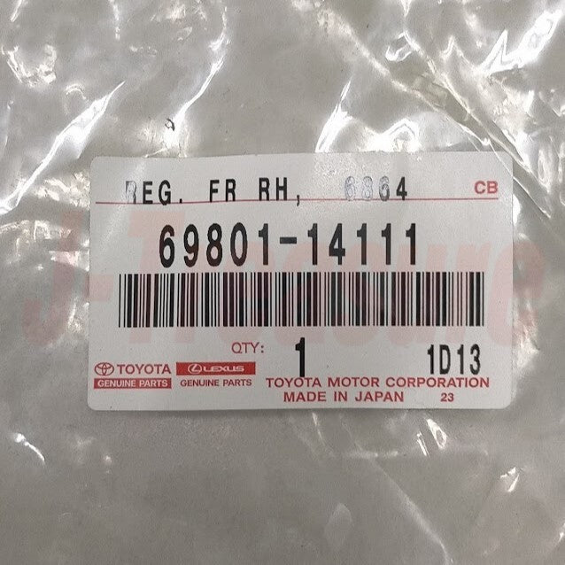 TOYOTA SUPRA JZA80 93-98 Genuine Front Door Window Regulator RH 69801-14111 OEM