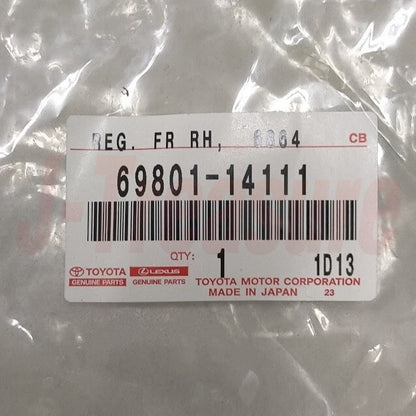 TOYOTA SUPRA JZA80 93-98 Genuine Front Door Window Regulator RH 69801-14111 OEM