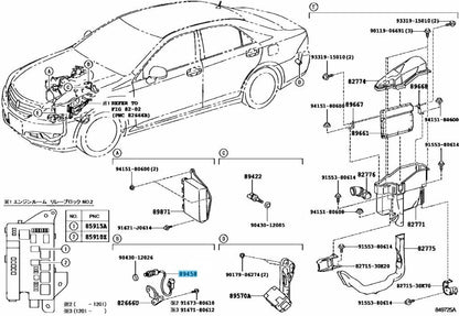 LEXUS IS250 GSE20 2006-2015 Genuine Fuel Pressure Sensor 89458-30011 OEM