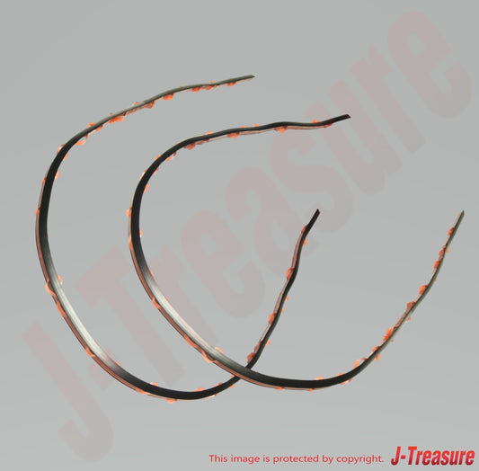 MITSUBISHI MONTERO V63W 04-06 Genuine Front Overfender Pad RL MR651261 x2 set