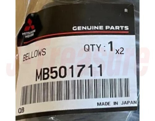 MITSUBISHI MIRAGE C5#A 85-02 Genuine Steering Gear Bellows MB501711 x2 Set OEM