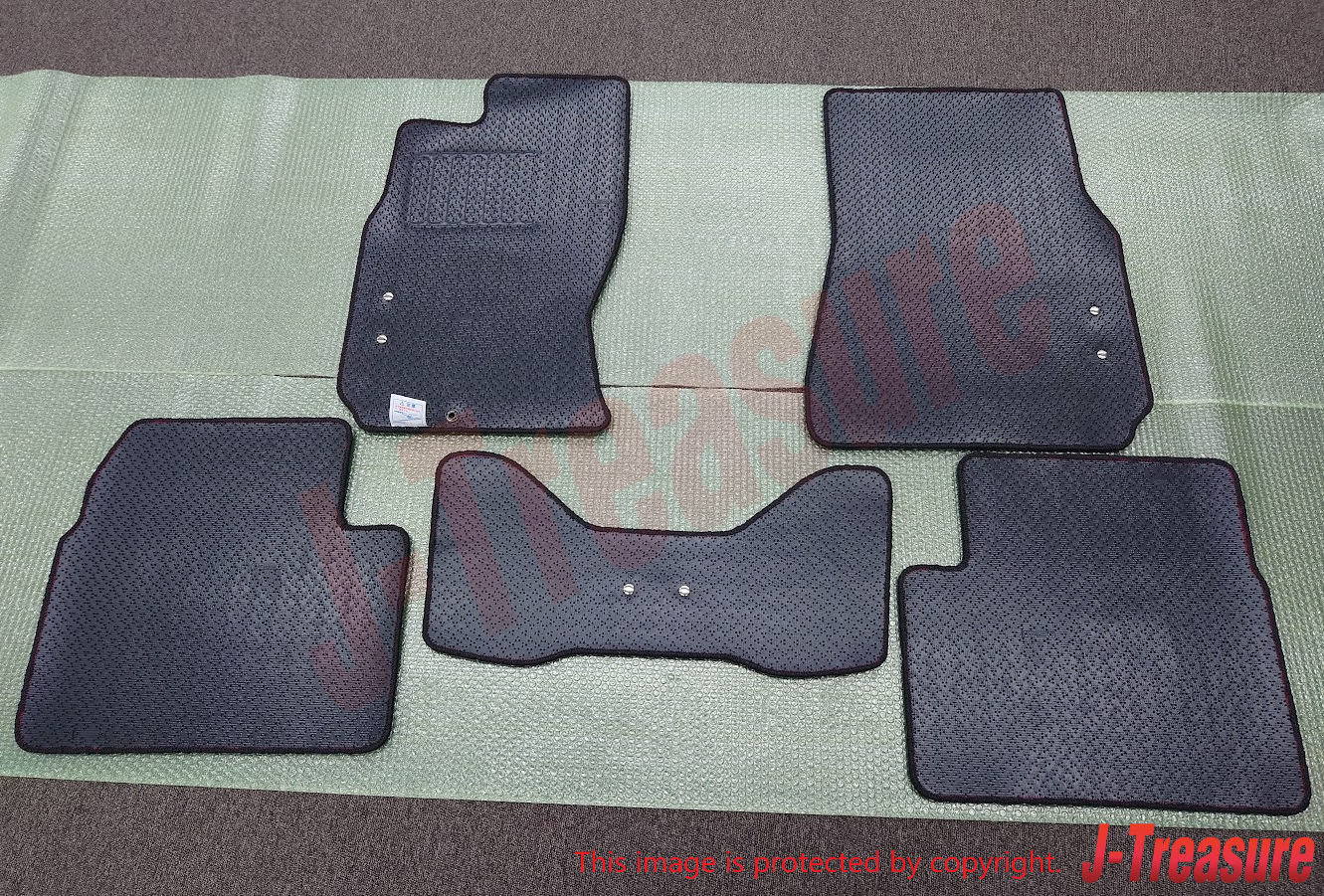 NISSAN SKYLINE GT-R BNR34 Genuine Nismo Floor Mat 5-Piece Set W/NISMO Old Logo