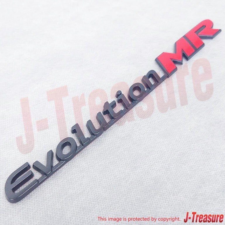 MITSUBISHI LANCER EVOLUTION 8 EVO8 CT9A Genuine MR Trunk Lid Emblem Budge OEM
