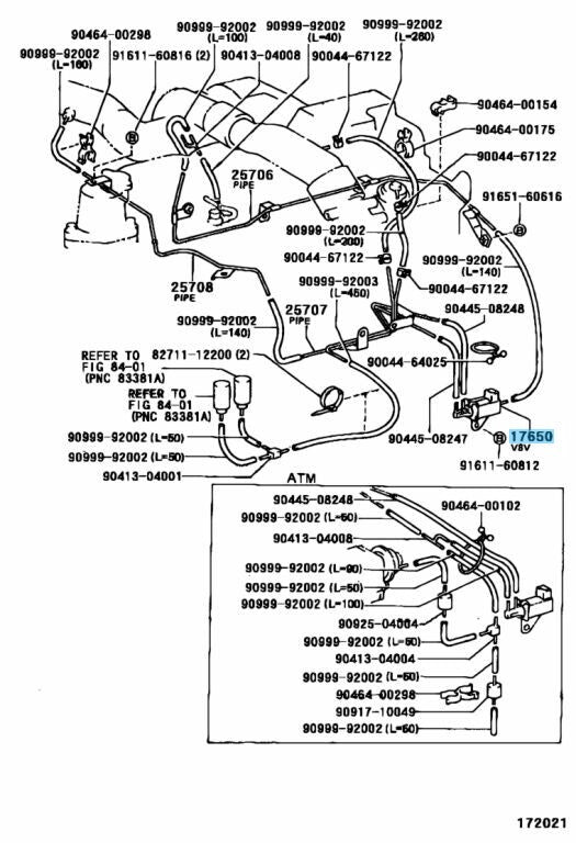 TOYOTA LAND CRUISER BJ71 BJ74 Genuine Vacuum Switching Valve 90910-12020 OEM