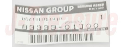 NISSAN SAFARI HARDTOP Y60 91-95 Genuine Side Window Weather Strip LH 83333-01J00