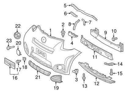 TOYOTA SCION iQ NGJ10L 12-15 Genuine Front Bumper Emblem "N" 75311-74010 OEM JDM