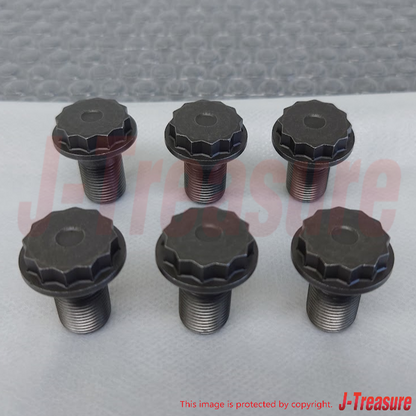 HONDA VEZEL HYBRID RU3 RU4 Genuine Flywheel Bolt 12mm 90011-PM0-000 x6 Set OEM