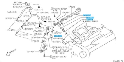 NISSAN SKYLINE R34 GT-R Genuine Fuel Injector & O-Ring & Insulator 6 pcs each