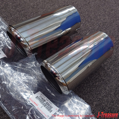 LEXUS SC430 UZZ40 2002-2010 Genuine Exhaust Tail Pipe Baffle Sub Assy x2 Set OEM