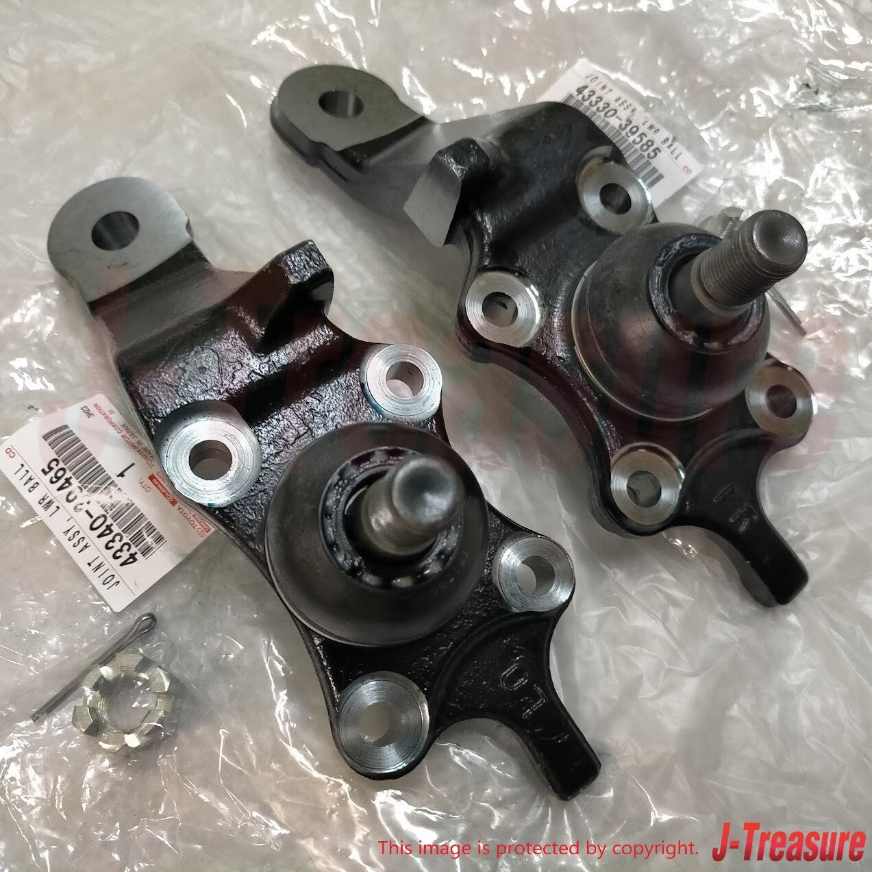 TOYOTA 4RUNNER LAND CRUISER Genuine Front Lower Ball Joint Right & Left Set OEM