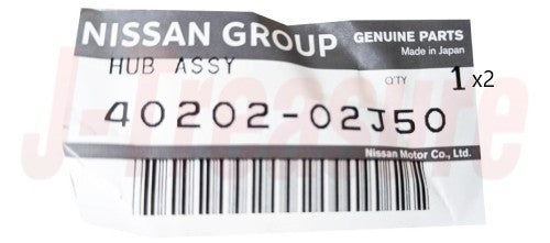 NISSAN SAFARI Y60 1989- Genuine Front Road Wheel Hub Assy  RH & LH Set OEM