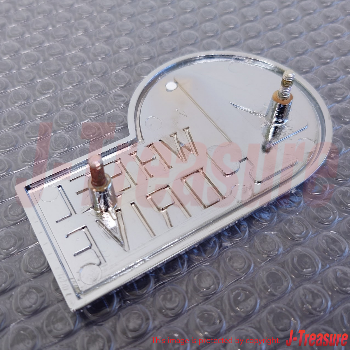 TOYOTA LAND CRUISER BJ40 FJ40 Genuine Rear "4WD" Emblem & Rear Plate Pad Set