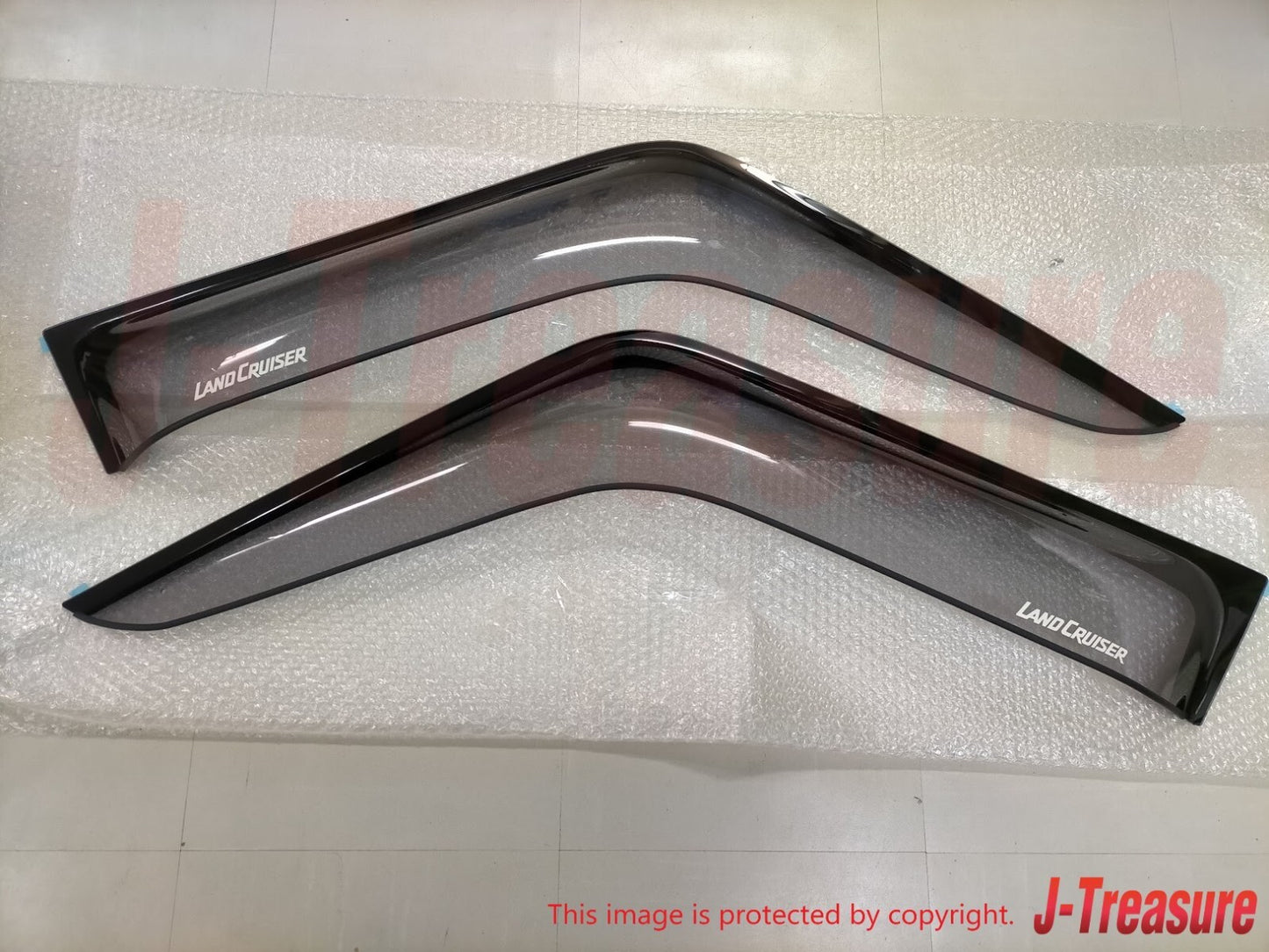 TOYOTA LAND CRUISER 70 Genuine Wide Side Window Visors Set 08611-60210 OEM
