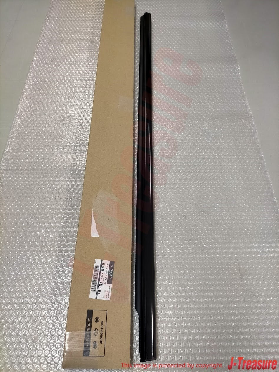 NISSAN 240SX S13 89-94 Genuine Front Door Outside Molding Right & Left Set OEM