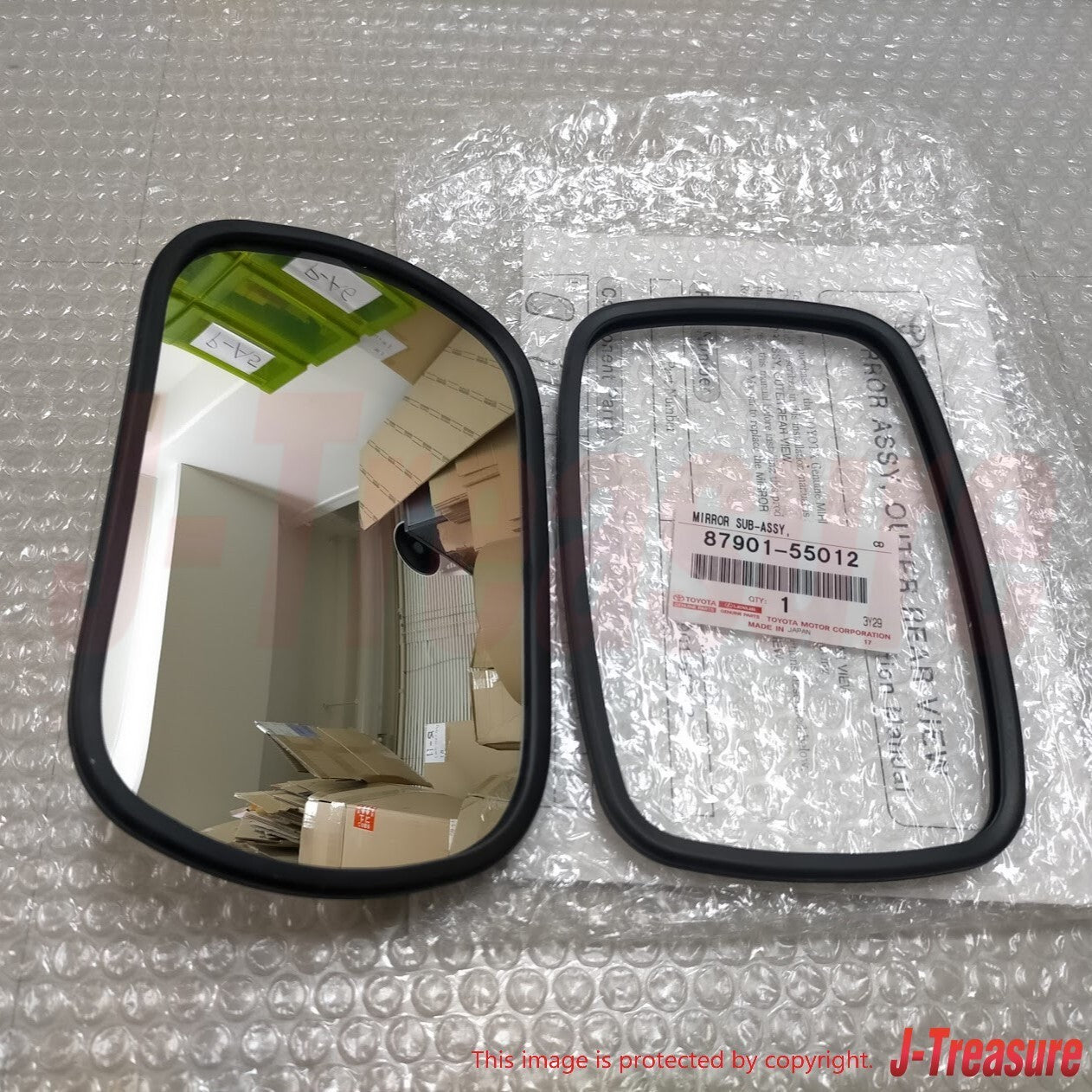 TOYOTA LAND CRUISER BJ40 FJ40 FJ45 HJ45 Genuine Convex Mirror 87901-55012 OEM