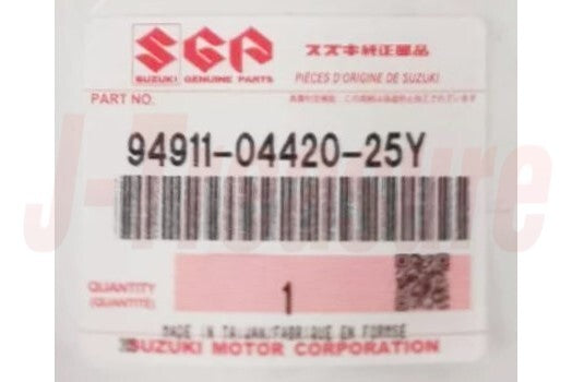 SUZUKI JR50 P3 84-95 Genuine Front Number Plate Yellow Model 94911-04420-25Y OEM