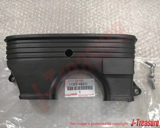TOYOTA SUPRA JZA80 93-98 2JZ Genuine Upper Timing Belt Cover & Bolt x3  Set OEM
