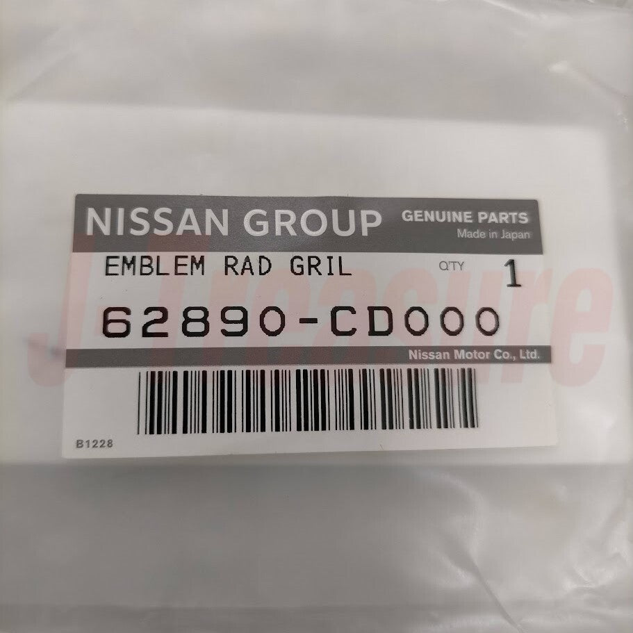 NISSAN FAIRLADY Z 350Z 370Z WINGROAD Genuine Front Chrome Emblem Badge OEM