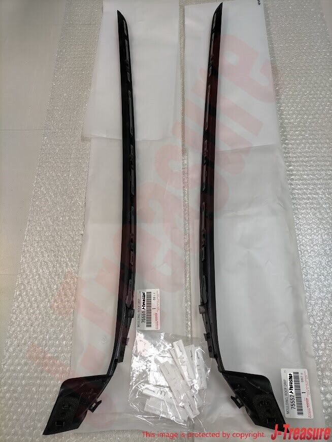 LEXUS IS250 IS350 2014-2015 Genuine Front Windshield Molding RH LH Clip Set OEM