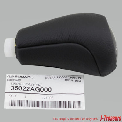 SUBARU CROSSTREK GP3 12-15 Genuine 5M/T Leather Shift Knob 35022AG000 OEM
