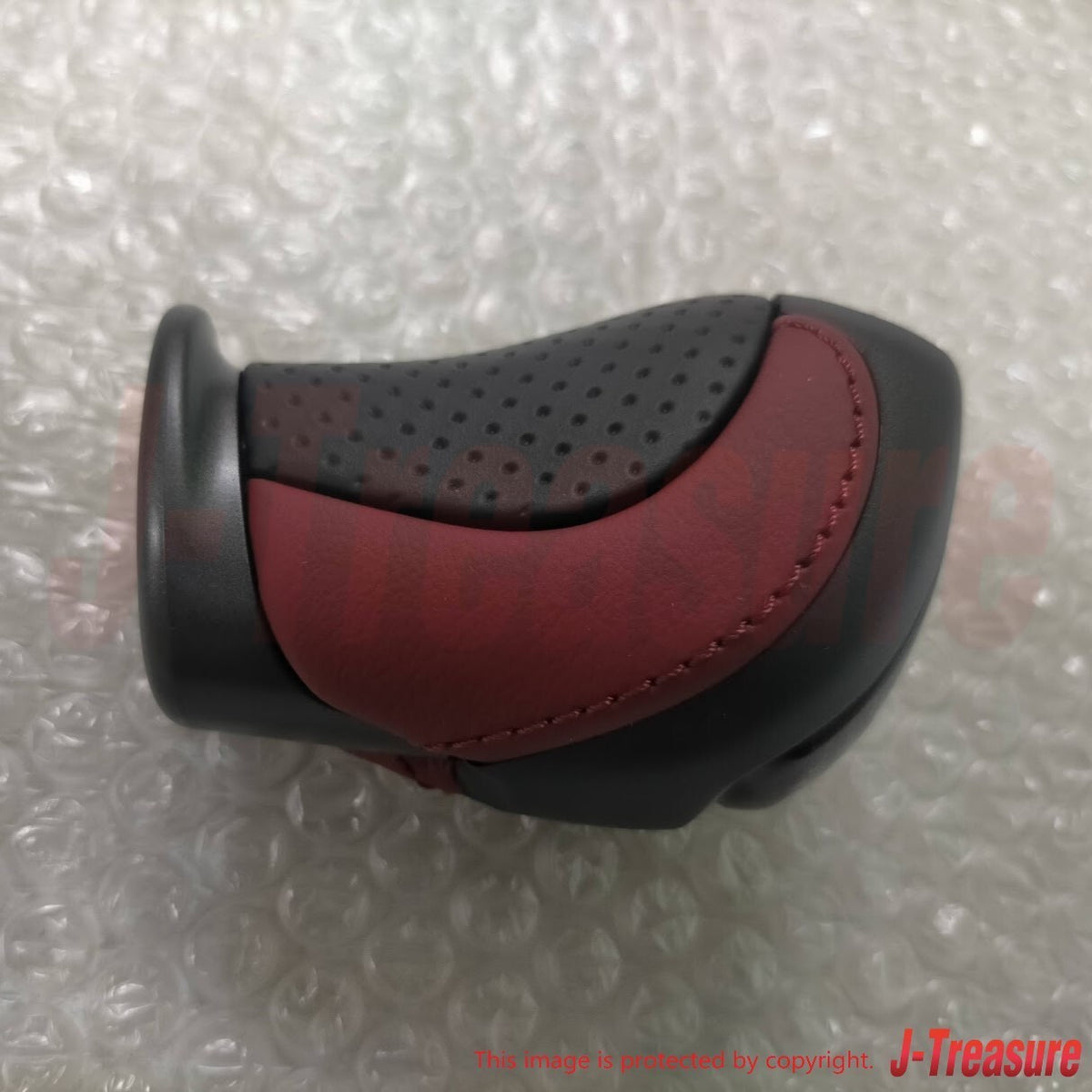 NISSAN GT-R R35 2011-2015 Genuine Shift Knob Red Black Leather 34910-KB60A OEM