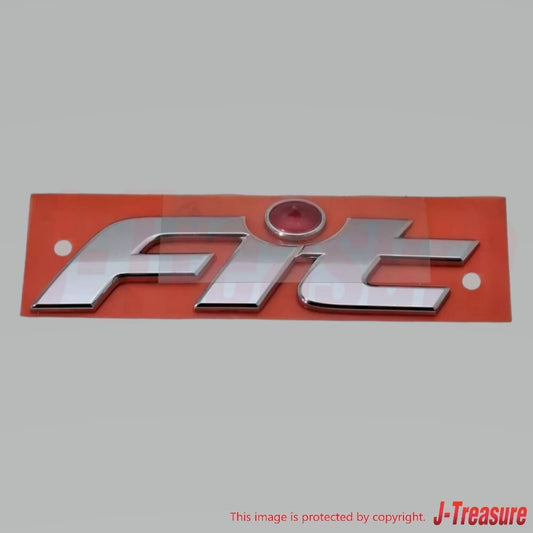 HONDA FIT GD1 GD2 Genuine Rear Emblem Red Dot "FIT" 75722-SAA-010 OEM
