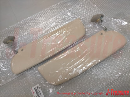 TOYOTA LAND CRUISER BJ40 FJ40 FJ45 FJ55 69-78 Genuine Sun Visor RH & LH Set OEM