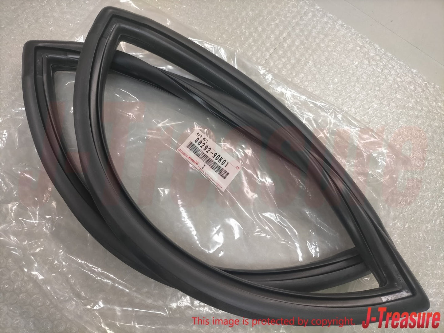 TOYOTA LAND CRUISER 70 Genuine Back Door Glass Weatherstrip RH & LH Set OEM