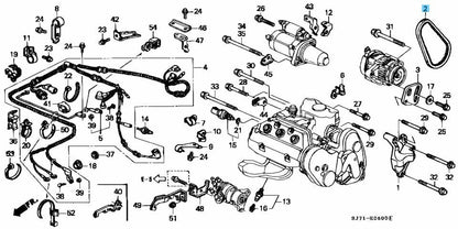 HONDA ACTY VAN & TRUCK HH3 HH4 HA3 HA4 HA5 Genuine A/C Generator Belt OEM