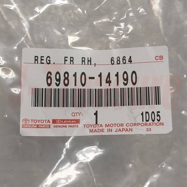 TOYOTA SUPRA JZA80 93-98 Genuine Door Window Regulator With Motor Right Side OEM