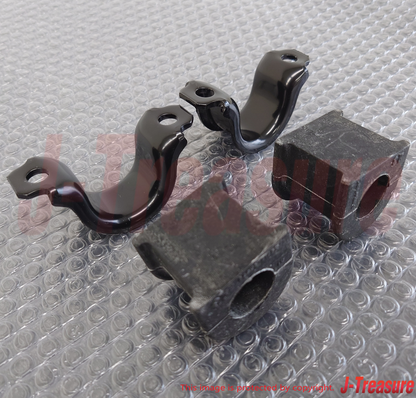 TOYOTA RAV4 ACA2# 01-05 Genuine Front Stabilizer Bracket x2 & Bush x2 set OEM