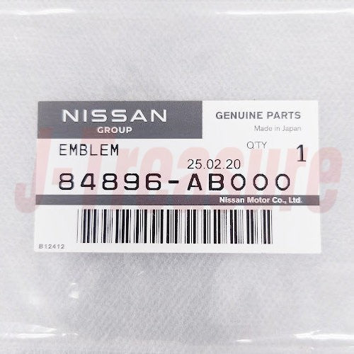 NISSAN SKYLINE GT-R BNR34 2000-2002 Genuine Rear V-spec2 Emblem 84896-AB000 OEM