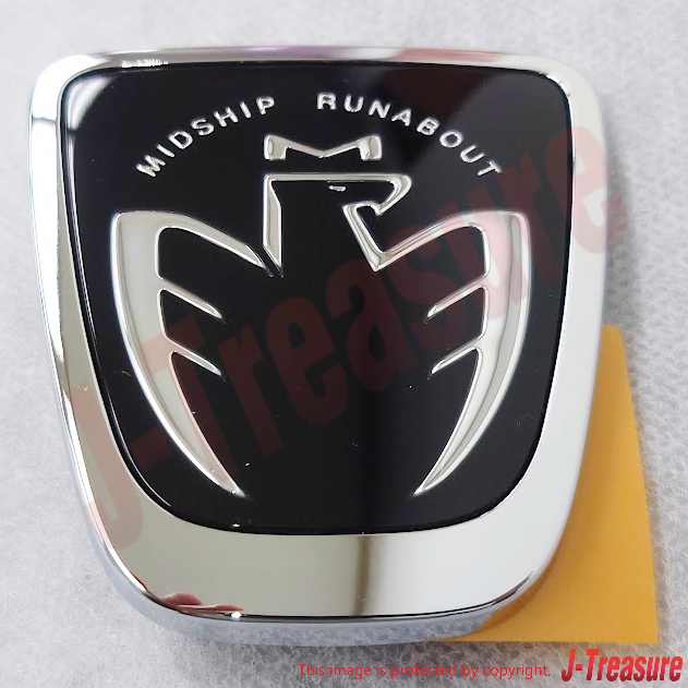 TOYOTA MR2 Roadster Spyder ZZW30 Genuine MIDSHIP RUNABOUT Front Emblem Black OEM