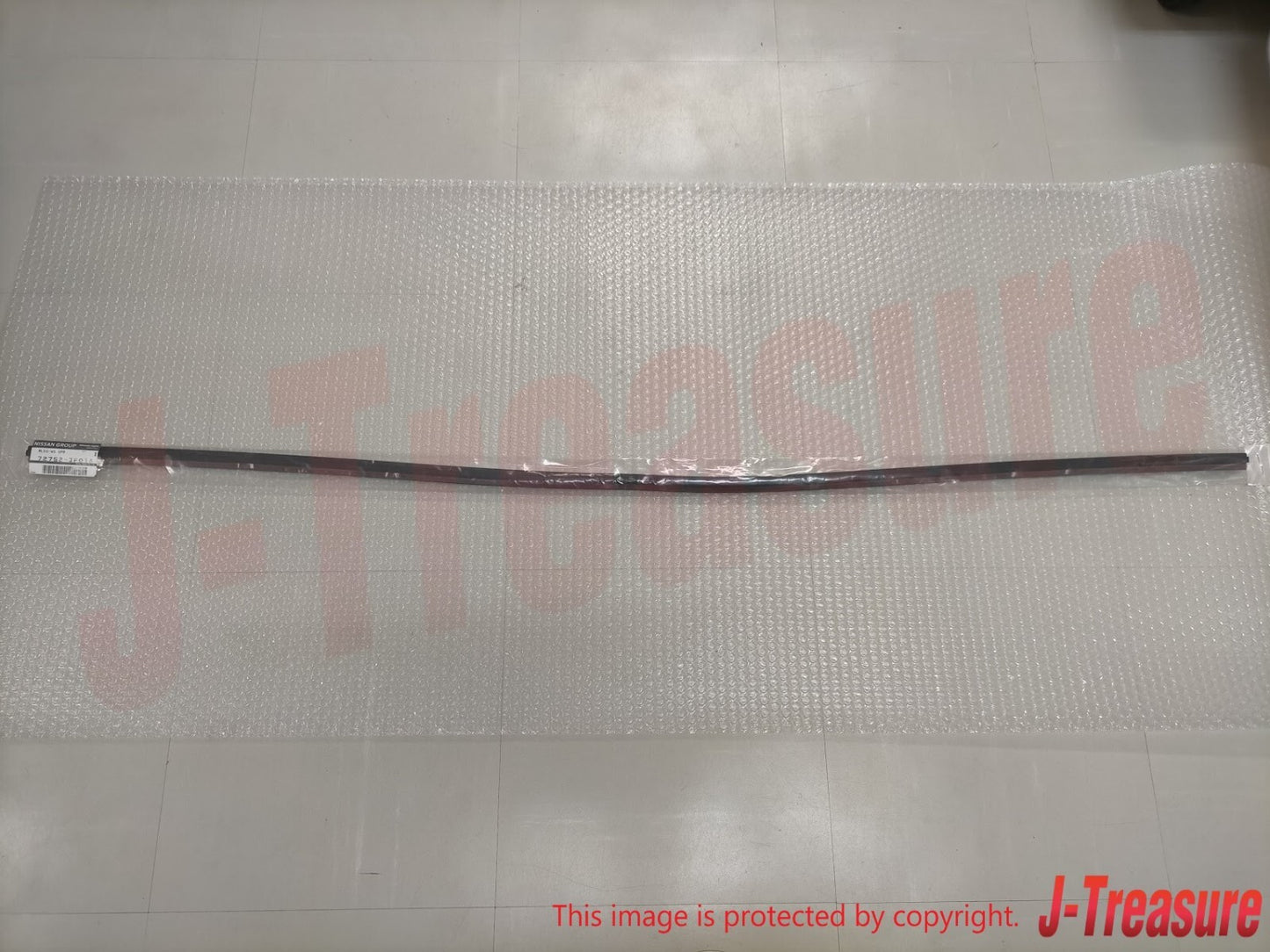NISSAN GT-R R35 09-21 23 Genuine Front Windshield Upper Moulding 72752-JF01A OEM