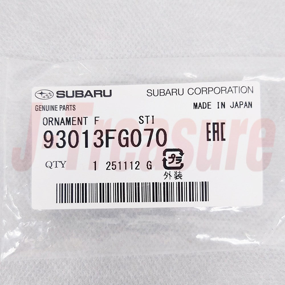 SUBARU IMPREZA WRX STI GRF 11-14 Genuine Front Grille Emblem "STI" 93013FG070