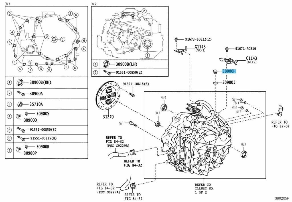 TOYOTA PRIUS ZVW3# ZVW5# 10-22 Genuine Differential Filler Plug 90341-18060 OEM