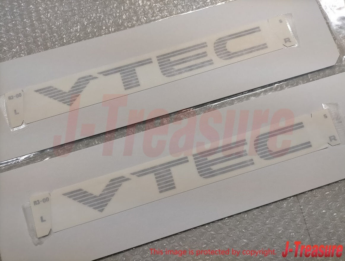 HONDA CIVIC EG6 EK4 SiR Genuine Side "DOHC" "VTEC" Sticker Decal Silver Set OEM