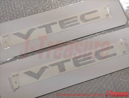 HONDA CIVIC EG6 EK4 SiR Genuine Side "DOHC" "VTEC" Sticker Decal Silver Set OEM