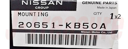 NISSAN GT-R R35 '11-21 '23-24 Genuine Exhaust Mounting Rubber 20651-KB50A x2 OEM