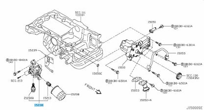 NISSAN GT-R GTR R35 09-21 / 23-24 Genuine Bracket Oil Filter 15238-JF00D OEM