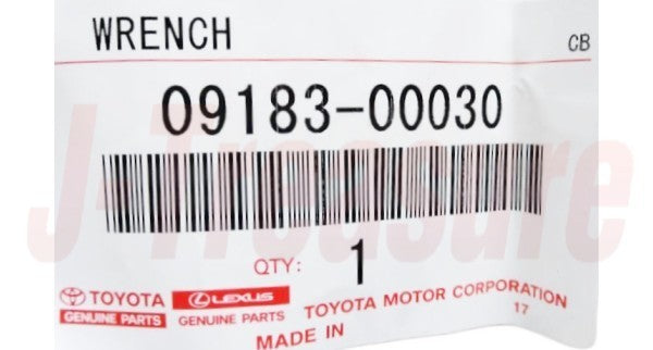 TOYOTA HILUX LN110L '83-98 Genuine In-Vehicle Tool Wheel Cap Wrench 09183-00030