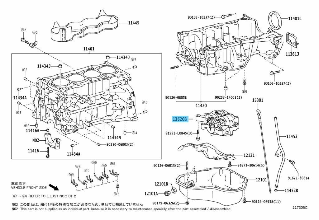 TOYOTA RAV4 ASA42 ASA44 2012-2018 Genuine Engine Balancer Assy 13620-36020 OEM