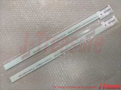SUBARU IMPREZA WRX STi GDB Genuine Front Door Side STi Decal Sticker RH & LH Set