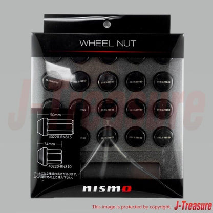 NISMO Wheel Nut Set Standard Type 7 Square Lug Nuts 50mm 20 pcs. 40220-RN815 GTR