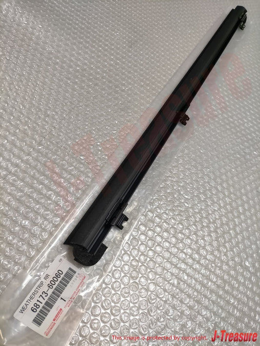TOYOTA 4RUNNER 10-22 Genuine Rear Door Glass Inner Weatherstrip RH 68173-60060
