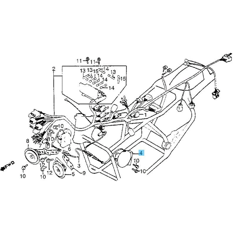 HONDA GOLD WING GL1100 1980-1983 Genuine Horn Assy MITSUBA  38100-300-023 OEM