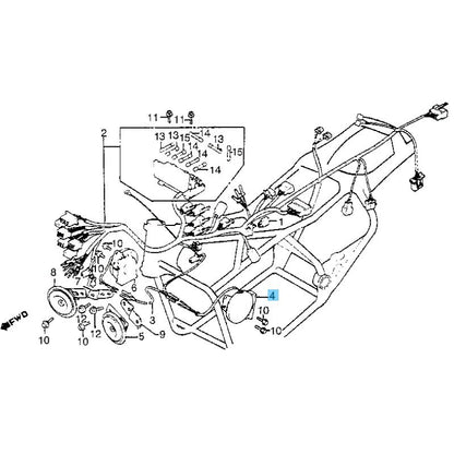 HONDA GOLD WING GL1100 1980-1983 Genuine Horn Assy MITSUBA  38100-300-023 OEM