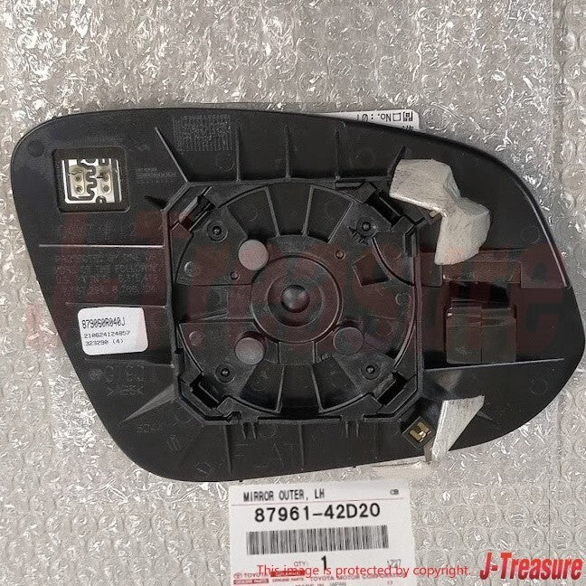 TOYOTA RAV4 2016-2018 Genuine Heated Side View Mirror Glass Left 8796142D20 OEM