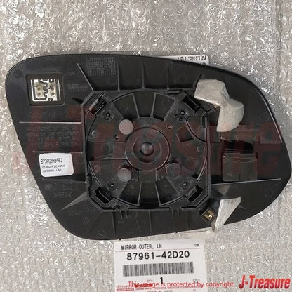 TOYOTA RAV4 2016-2018 Genuine Heated Side View Mirror Glass Left 8796142D20 OEM